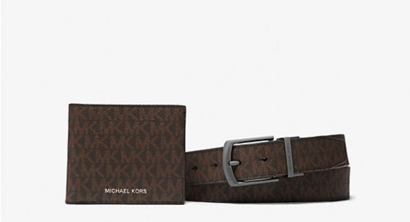 MICHAEL KORS WALLET BELT SET