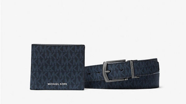 MICHAEL KORS WALLET BELT SET